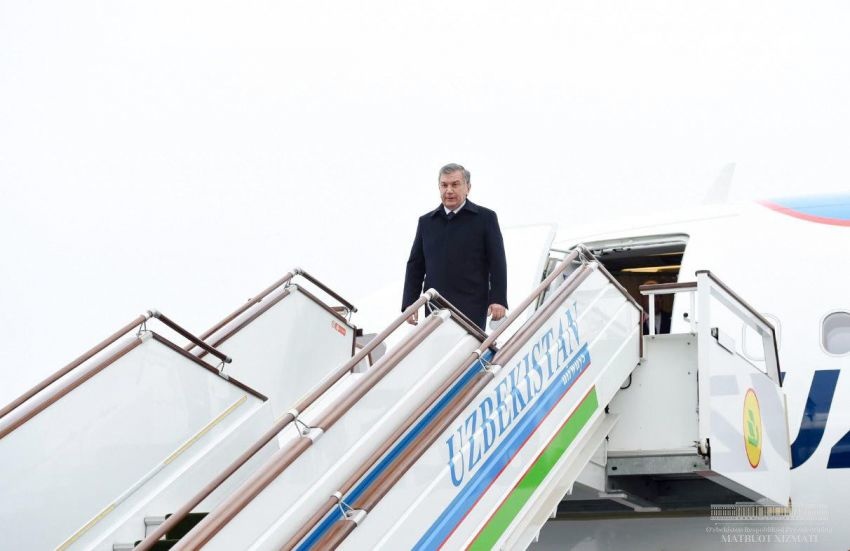 Президент прибыл в Самарканд