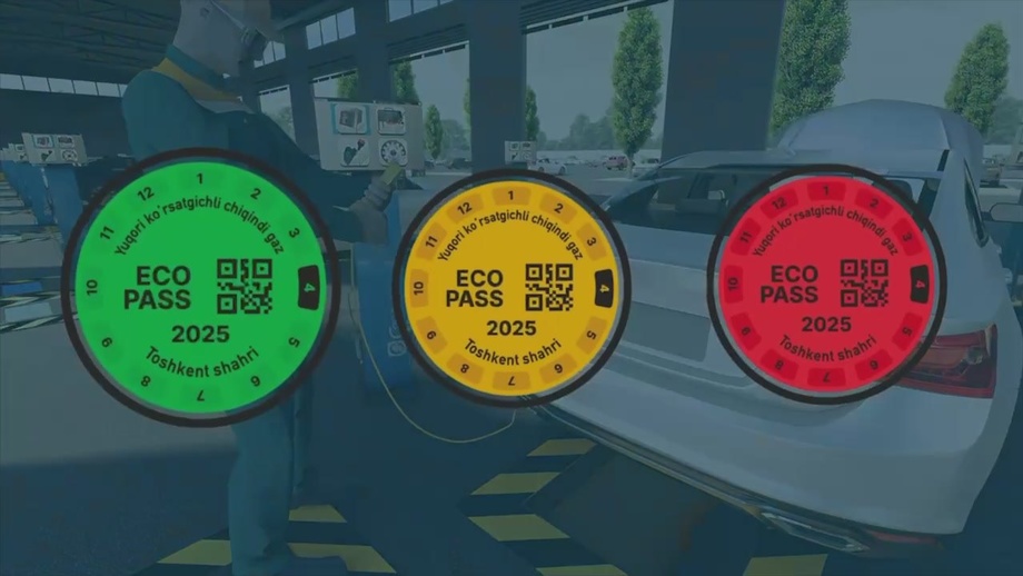 Экологик стикерни онлайн расмийлаштириш йўлга қўйилди