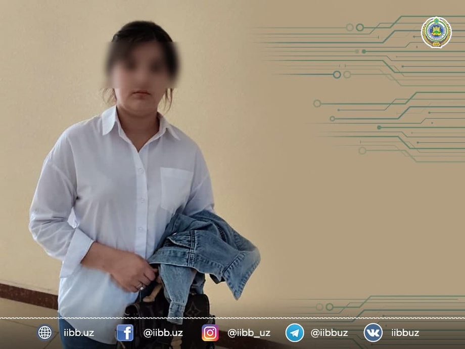 В Ташкенте девушка, остановленная из-за отсутствия маски, оказалась находящейся в розыске