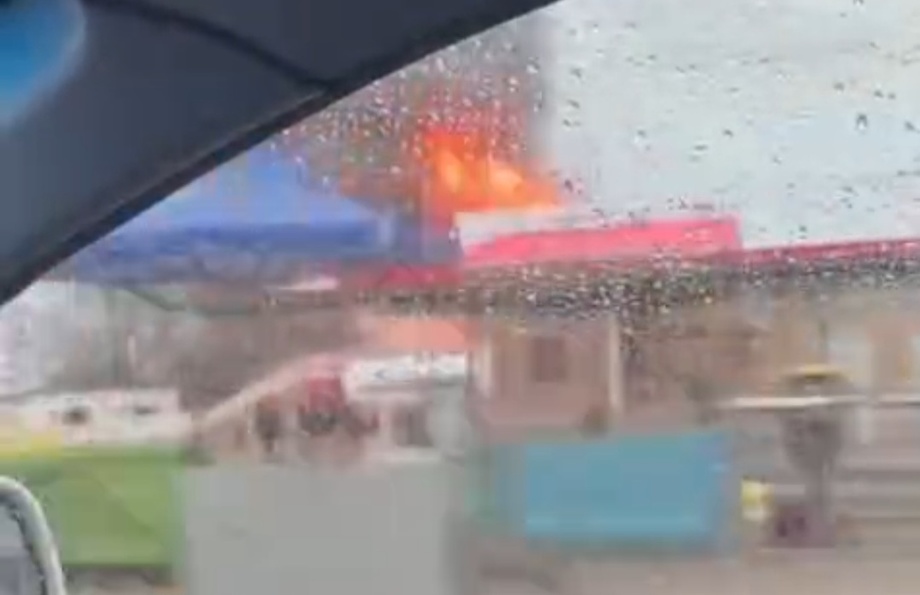 Деновдаги газ қуйиш шохобчасида ёнғин юз берди