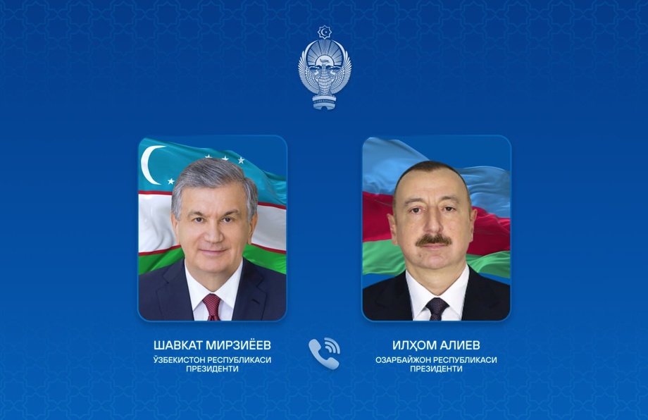 Shavkat Mirziyoyev va Ilhom Aliyev o‘rtasida telefon orqali muloqot bo‘lib o‘tdi