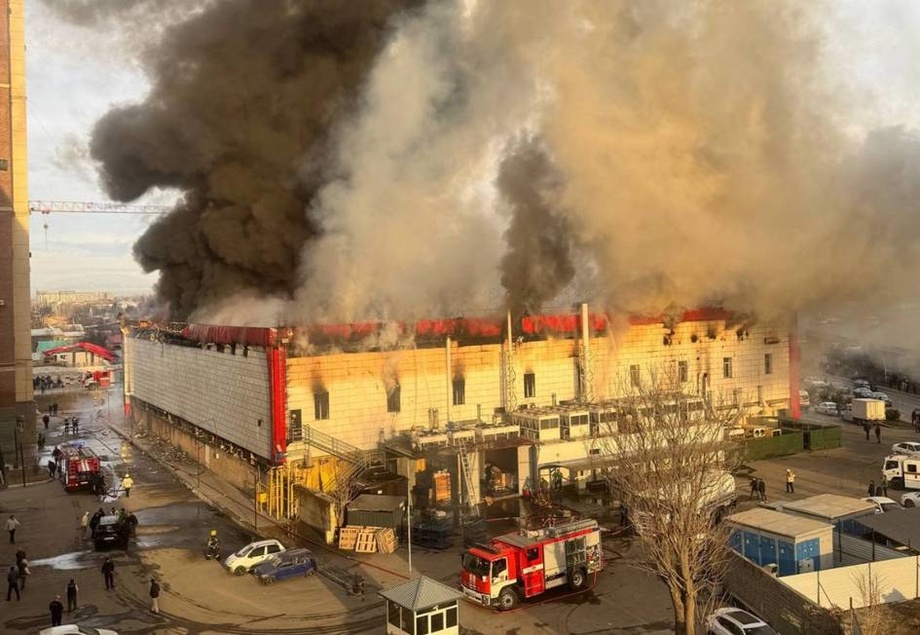 Aviator савдо мажмуасидаги ёнғин бўйича жиноий иш қўзғатилди