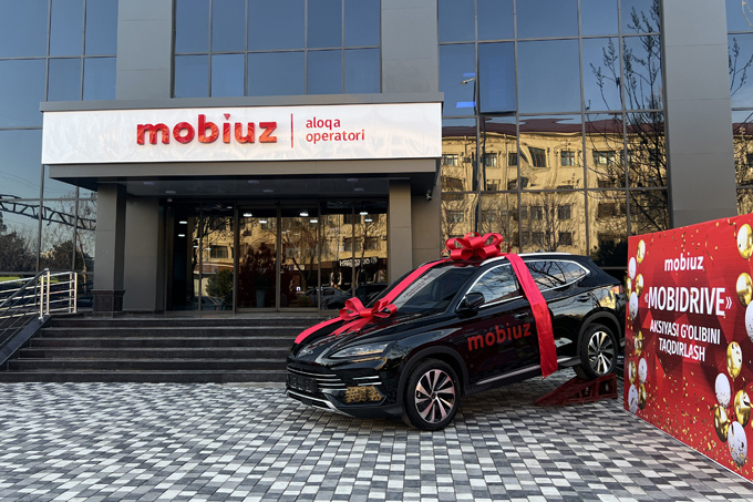 Mobiuz акциясининг навбатдаги ғолибаси BYD автомобилини ютиб олди