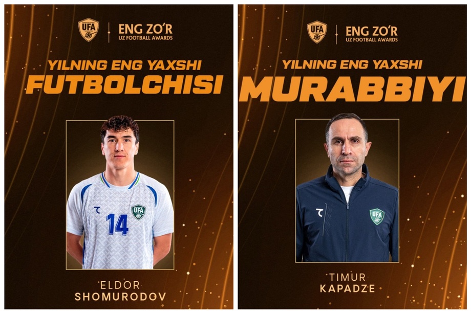 Элдор Шомуродов, Тимур Кападзе... Йилнинг энг яхшилари аниқланди