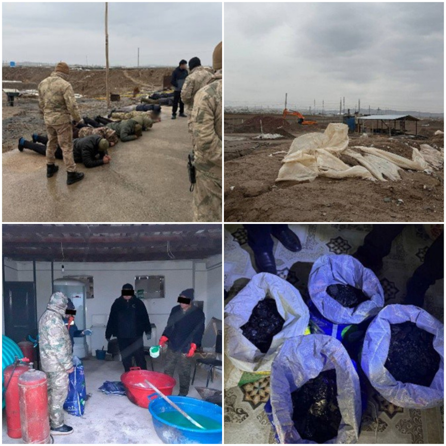 В Навои задержана группа, занимавшаяся незаконной добычей золота