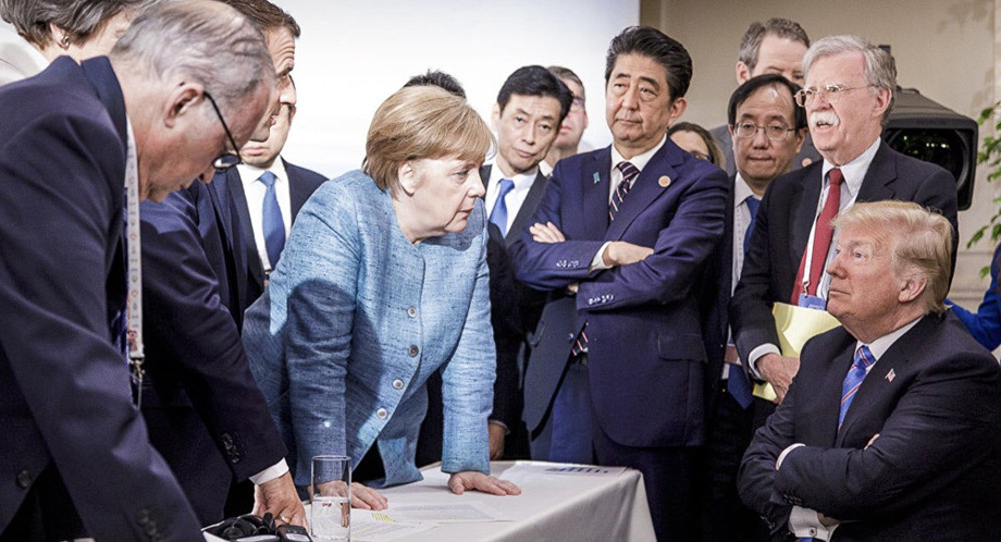 Трамп прокомментировал фото с саммита G7, взорвавшее Сеть