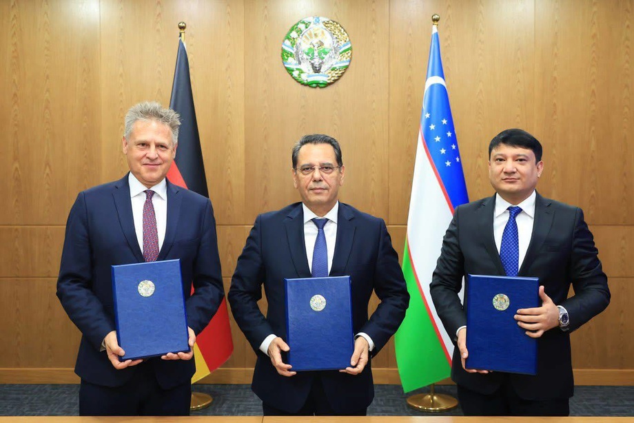 Ўзбекистон–Германия: яшил иқтисодиётга доир ҳужжат имзоланди