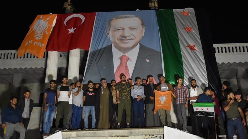Победу Эрдогана отпраздновали в Сирии