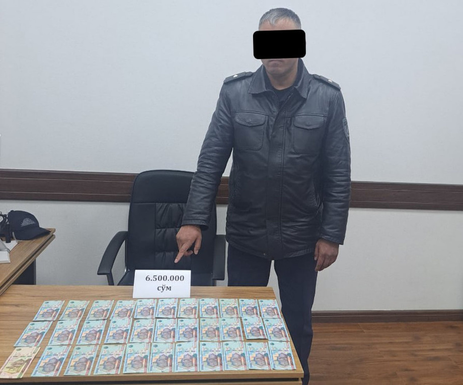 Тошкентда олган пулларини қайтараётган ФВБ ходими қўлга олинди