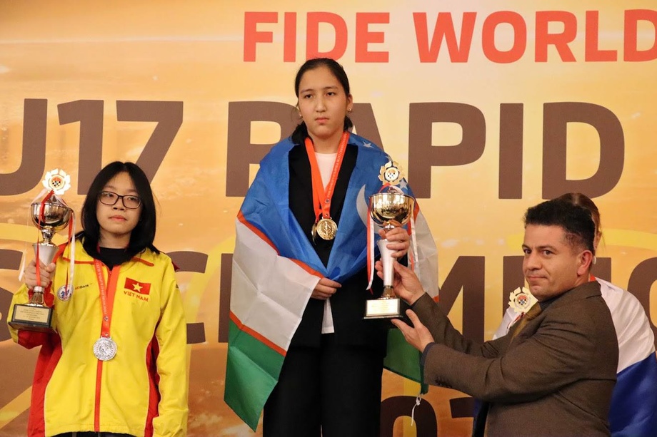 Yosh shaxmatchilarimiz jahon chempionatida 1-o‘rinni egallashdi (foto)